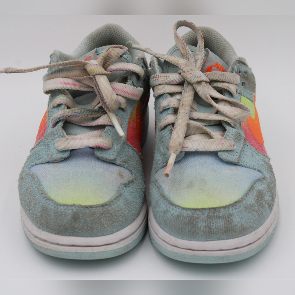 Nike Dunk Low GS “Rainbow” – Girls Size 1.5Y - Picture 2 of 6